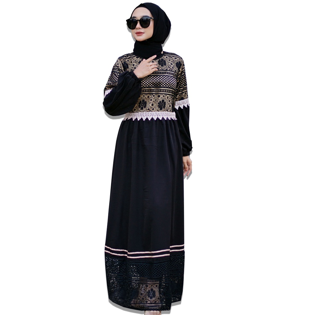 Gamis Brokat Terbaru Mewah / Gamis Burkat Terbaru 2021 Mewah / Gamis Kondangan / Gamis Brukat Tile T