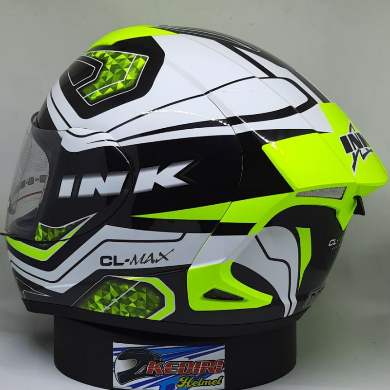 Helm INK CL MAX seri 5 yellow red fluo-2
