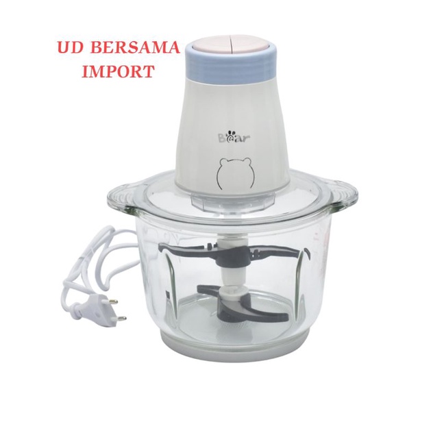 BEAR Mini Chopper 300W 2Ltr/Alat Penghalus Daging/Penghalus Bumbu