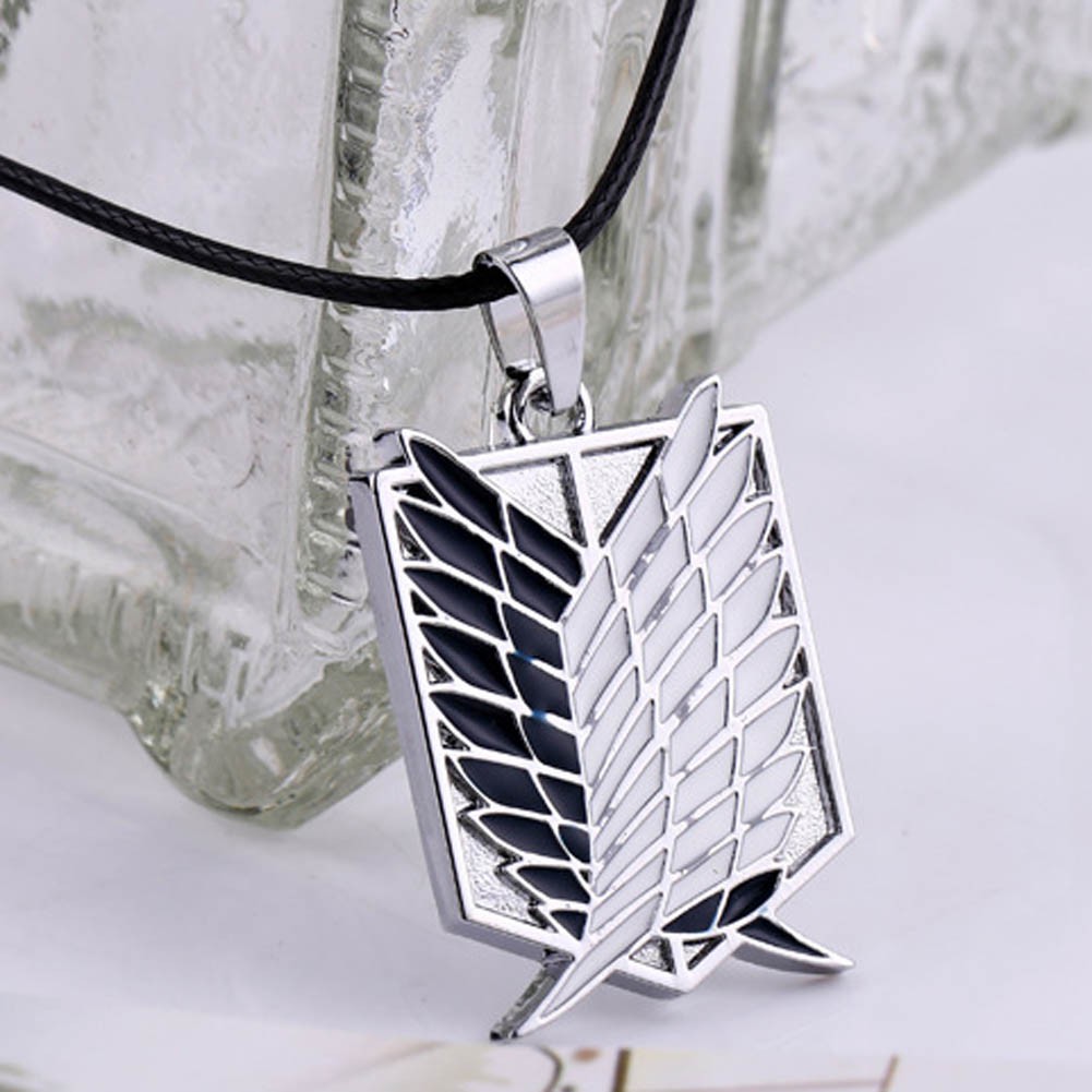 Anime Shingeki No Kyojin Metal Necklace Pendant Scouting Legion