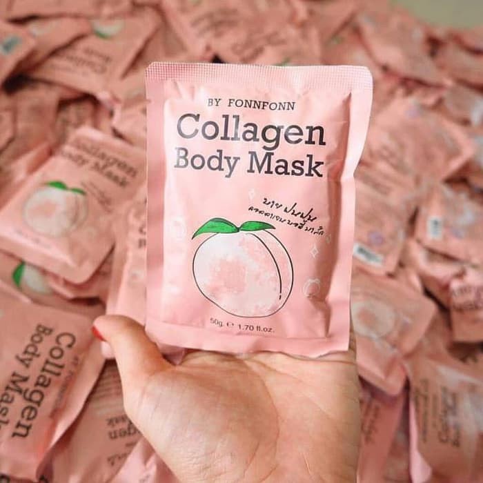 collagen body mask original body lotion whitening pemutih kulit bpom