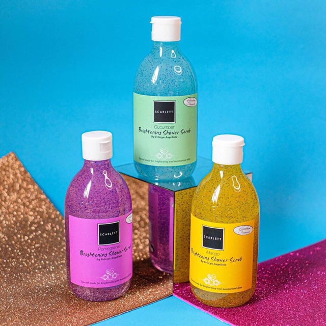SCARLETT WHITENING / ORIGINAL SCARLETT WHITENING BPOM BODY SHOWER / BODYLOTION / FACIAL WASH