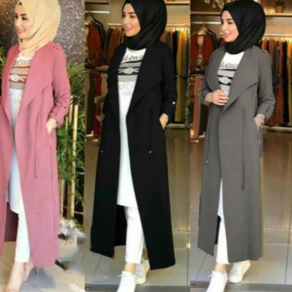 ♣ Turkey Long Blazer / Outer Long Blazer / Blazer Panjang Wanita ➦