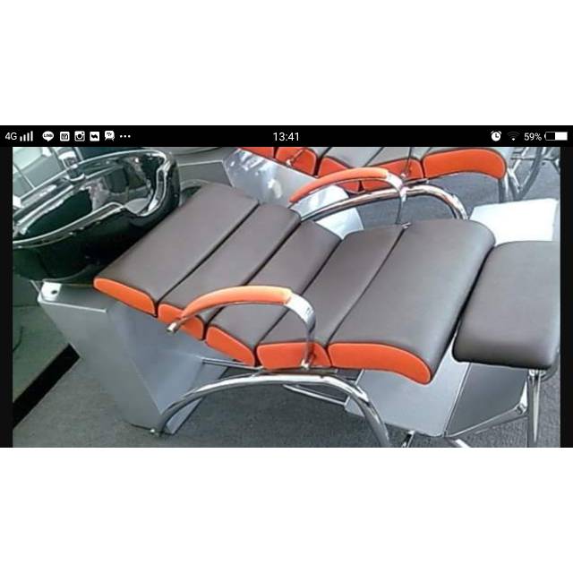 Kursi keramas milenial keramik washbak cuci rambut salon kecantikan