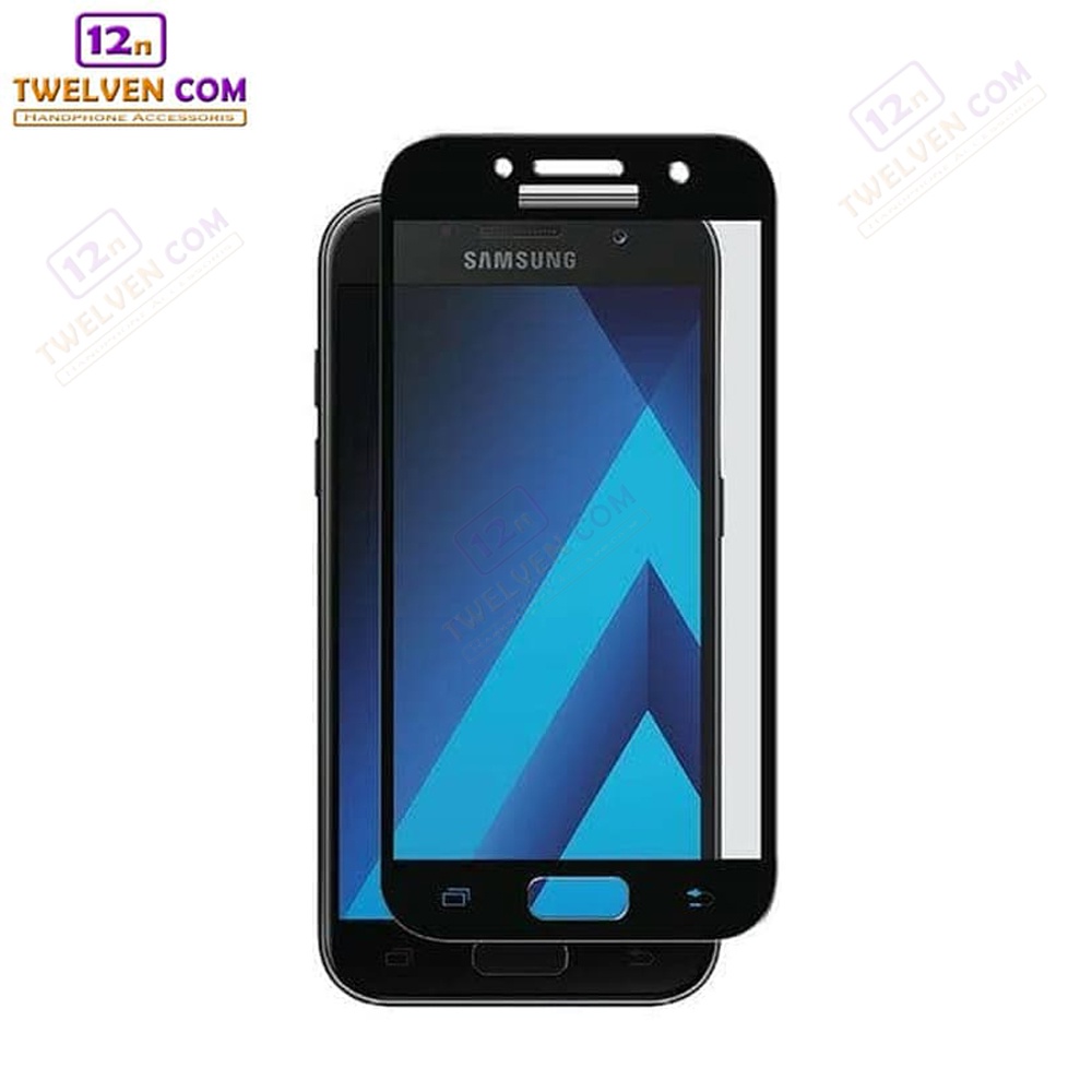 [FLASH SALE] zenBlade 5D Full Cover Tempered Glass Samsung A5 (2017) - Hitam