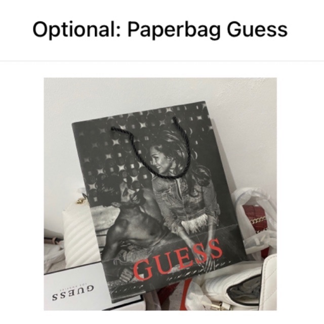 

Paper bag Gu3ss (Khusus pembelian dengan tas)