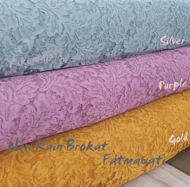 Kain Brokat / Kain brokat fatmawati cord / Bahan Kebaya /bahan brukat/ Brukat Lace Cord Gliter / bahan kebaya brokat / bahan bridesmaid / bridesmaid / kain bridesmaid /paket bridesmaid