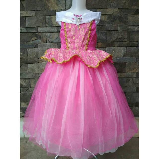 Kostum Aurora Anak / Dress Anak Aurora 2 - 7 Tahun