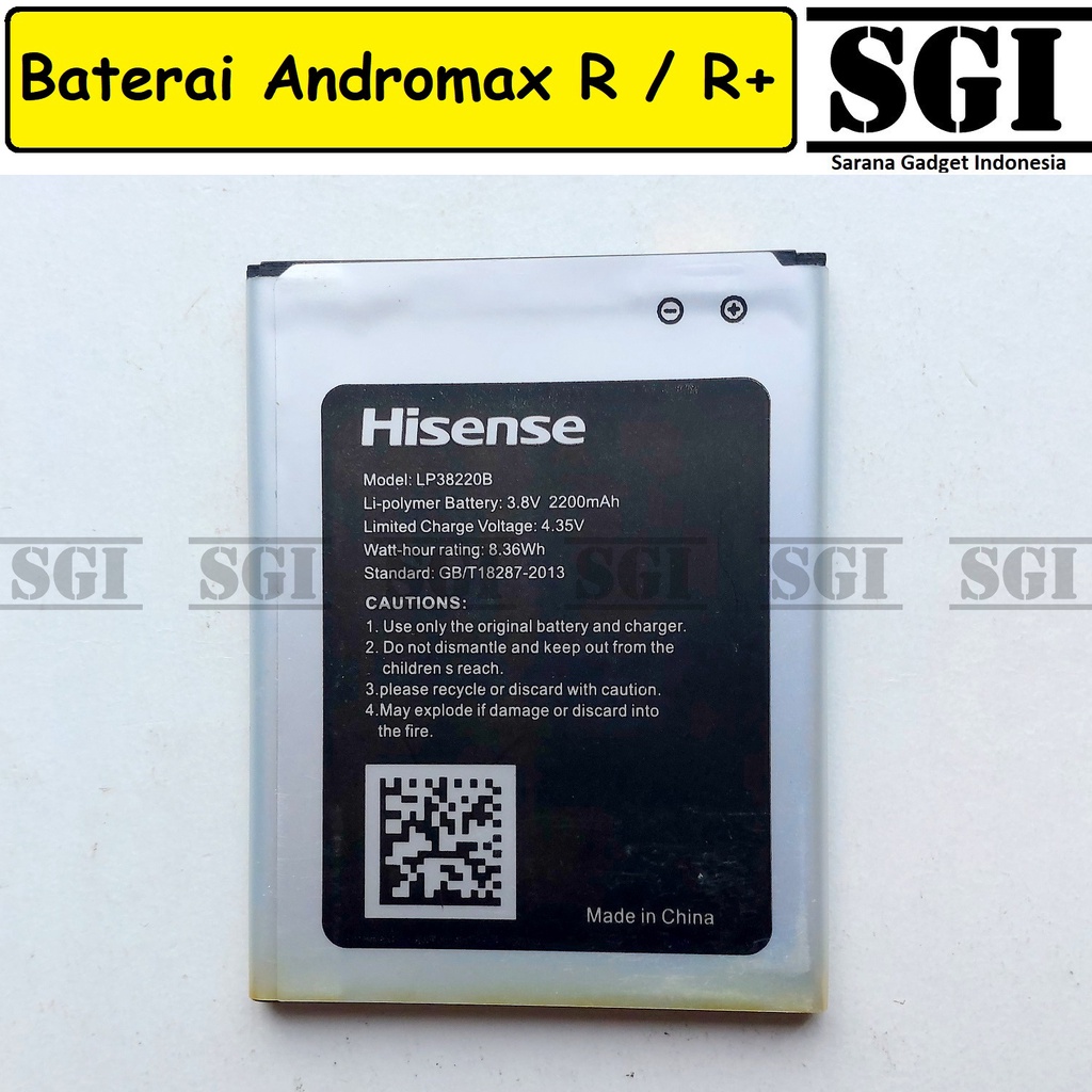 Baterai Smartfren Andromax R 4G LTE Double Power LP38220 Battery Batrai Batre HP Handphone