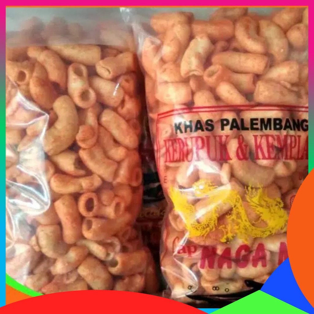 

KERUPUK KEMPLANG MAKARONI 250 GRAM NAGA MAS & DUA ANGSA PALEMBANG