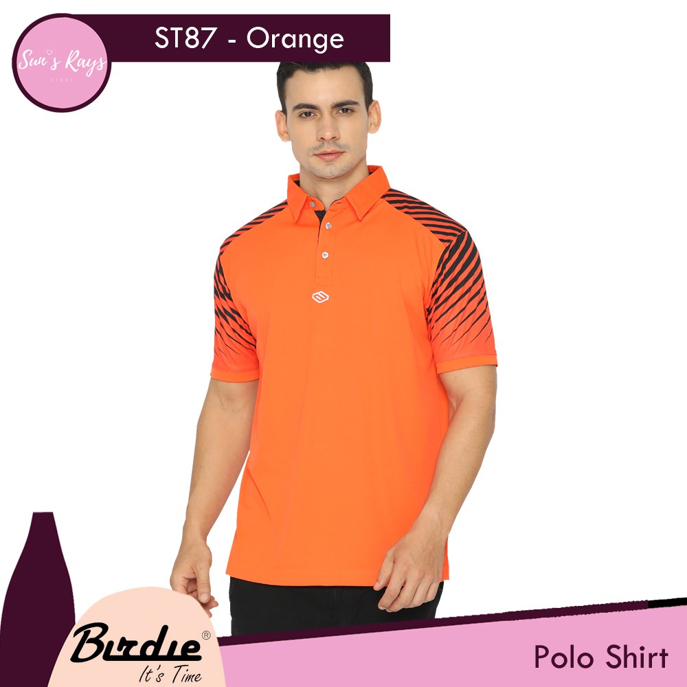 BIRDIE ST87 Sublime Golf Shirt Pria Kaos Golf Polo Kaos Olahraga Kaos Berkerah Polo Shirt Atasan