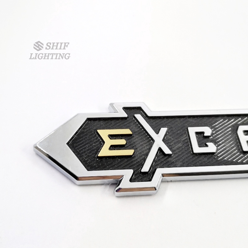 1pc Stiker Emblem Logo EXCALIBUR Bahan ABS Untuk Dekorasi Mobil TOYOTA Land Cruiser