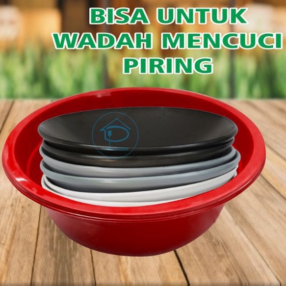 Baskom Plastik Murah Tempat Cuci Sayur Buah Daging Wadah Serba Guna