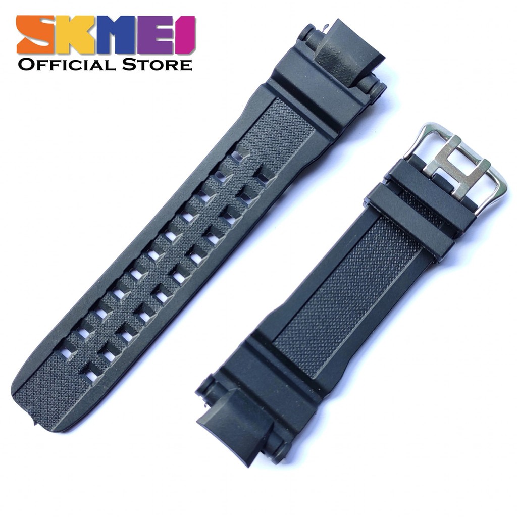 Strap tali jam tangan Skmei 0990 SKMEI AD 0990 Hitam tali skmei.