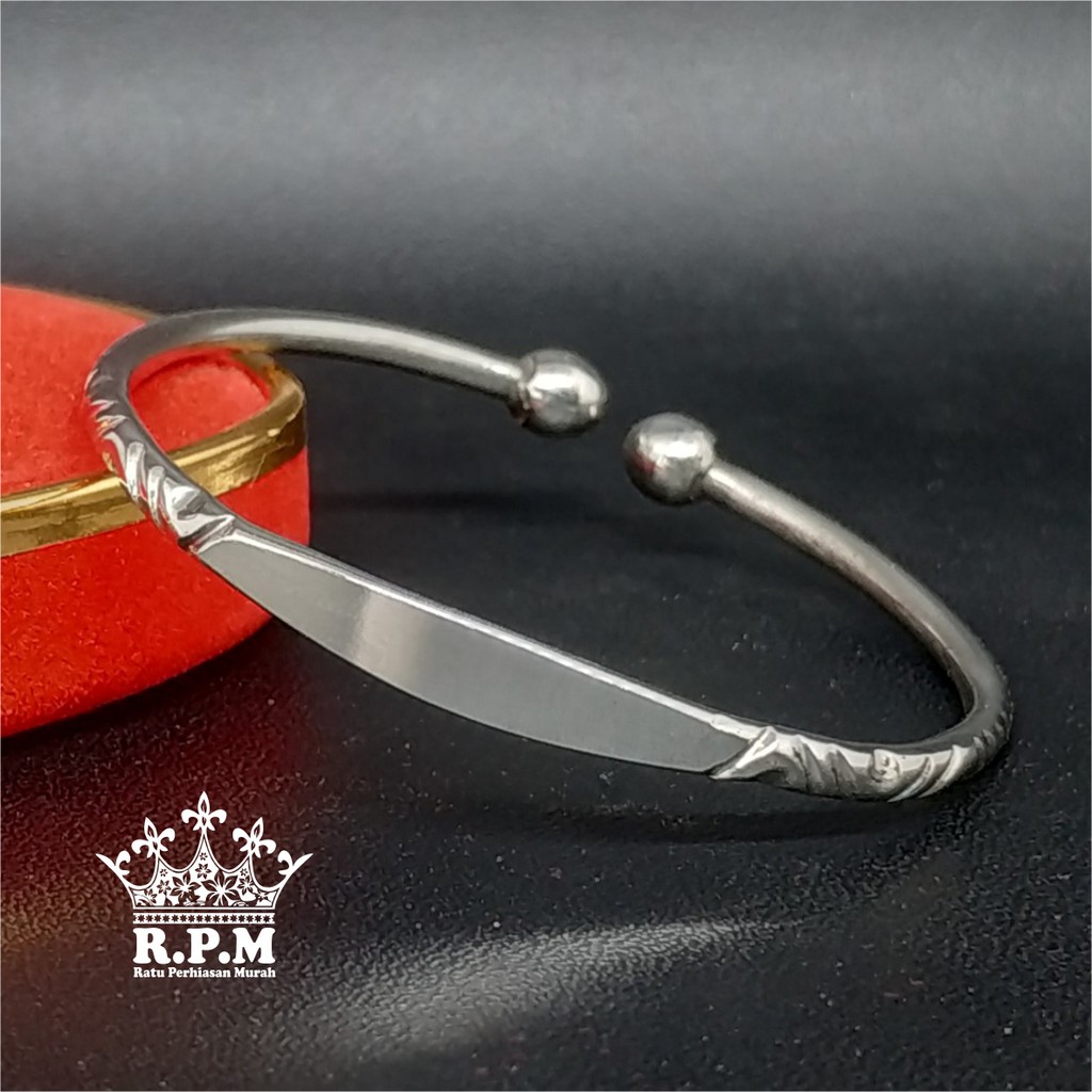gelang bayi dan anak monel asli