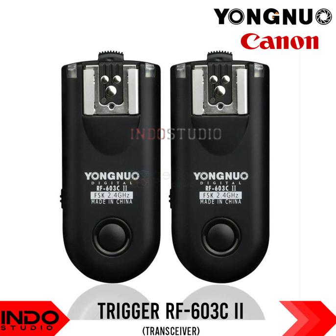 Wireless flash Trigger YONGNUO RF-603 for Canon II RF-603C II
