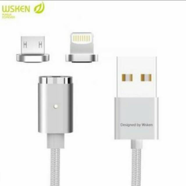 wsken magnetic x cable mini 2 micro dan lightning.