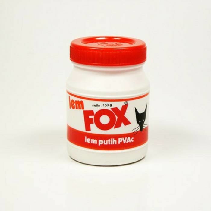 Lem Fox 150gr Lem Putih PVAC Slime White Adhesive Lem Kayu 
