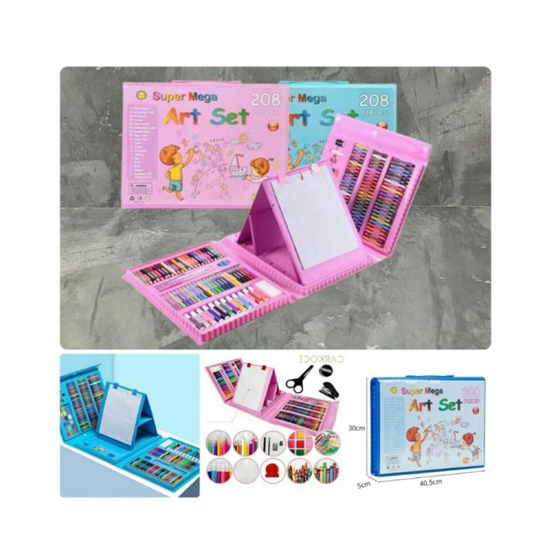 

Crayon Anak Set Isi 208 Pcs Pensil Warna Alat Lukis Set Crayon Set