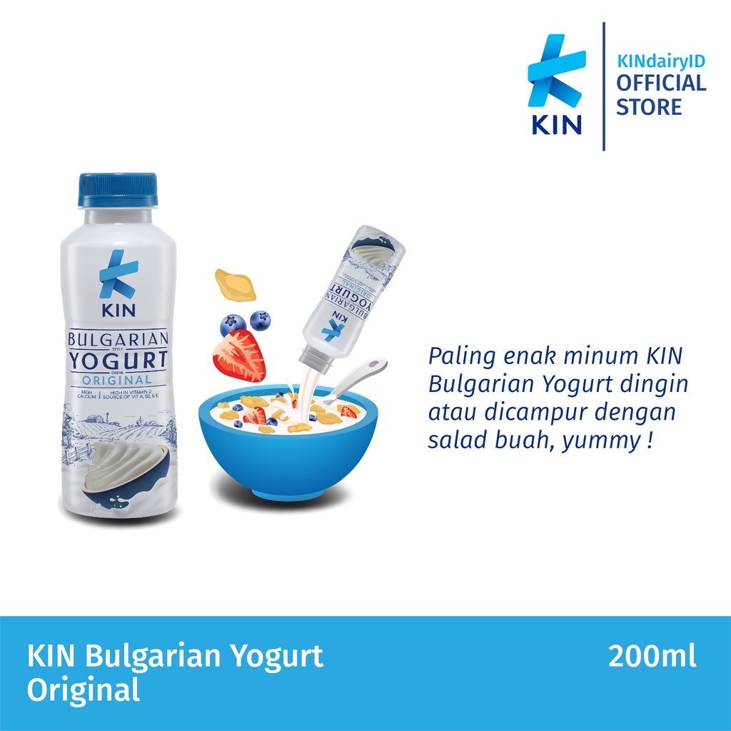 KIN Bulgarian Yogurt Original 200ml