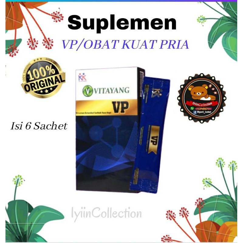 Vitayang VP/Vitalitas Pria/herbal/KK INDONESIA/ORI 100%