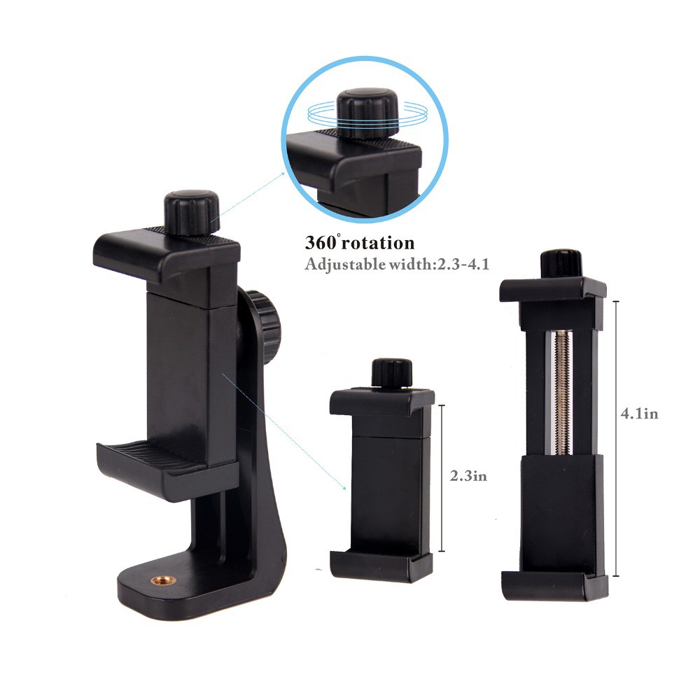 Universal Smartphone Clamp for Tripod Tongsis Monopod