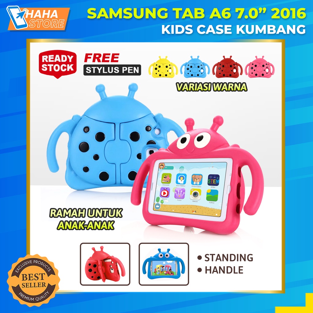 Samsung Galaxy Tab A6 A 7 7.0 inch 2016 T280 T285 Kids Case Casing Kumbang Kesing Anak Cover EVA Foa