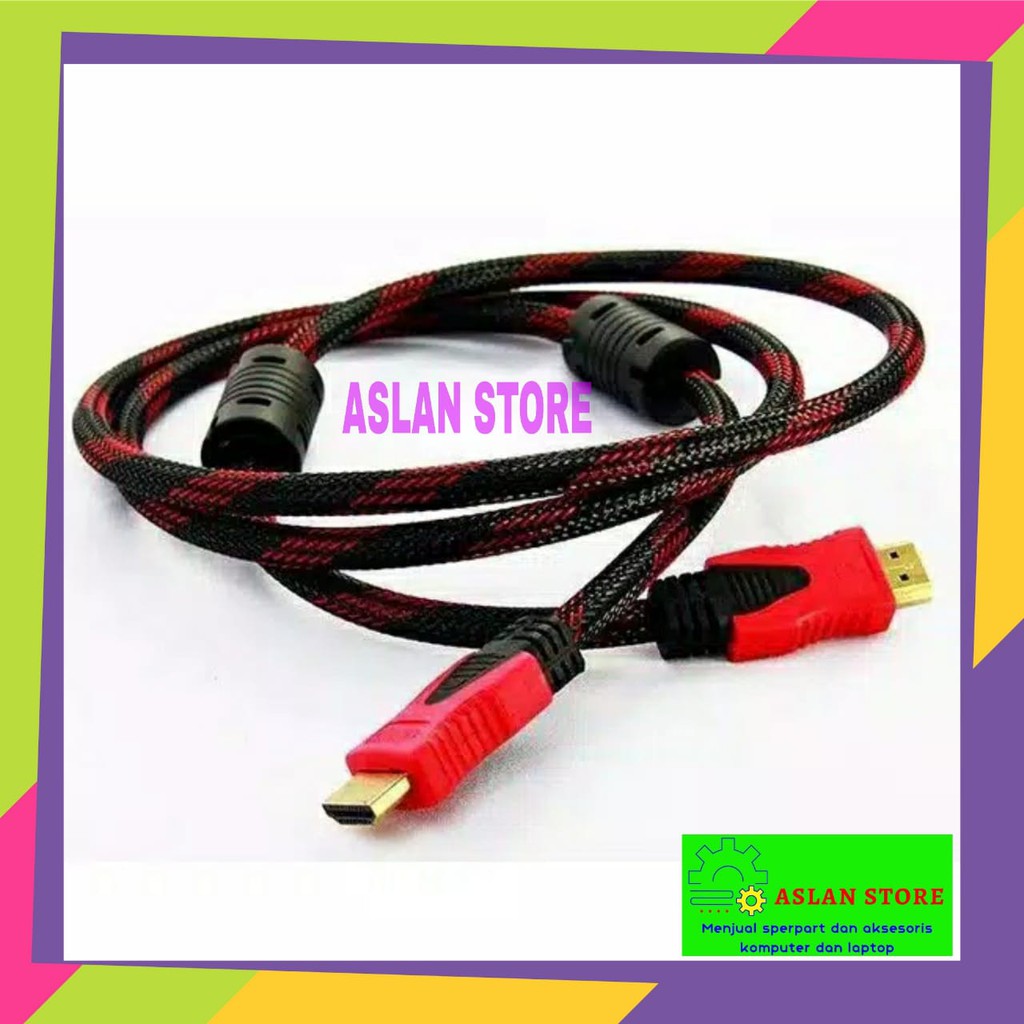 Kabel HDTV HDMI Male laptop monito Male 1.5 Meter