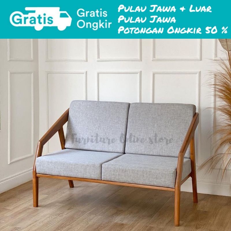 Neima Sofa 2 Seater furniture unik murah sofa tamu unik murah custom sofa ruang tamu sofa ruang tamu