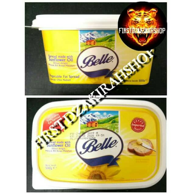 

Belle margarine with sunflower oil 500gr