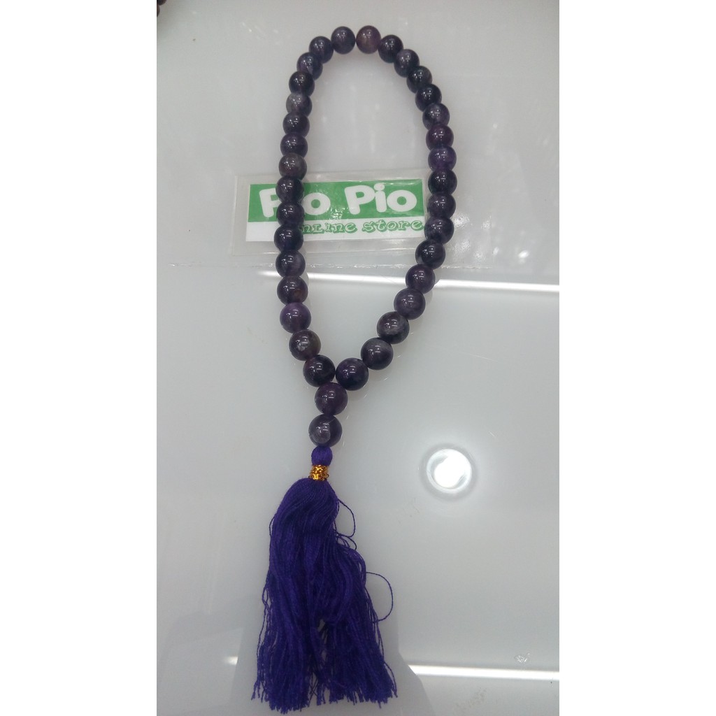 Tasbih  33 Batu  Kecubung
