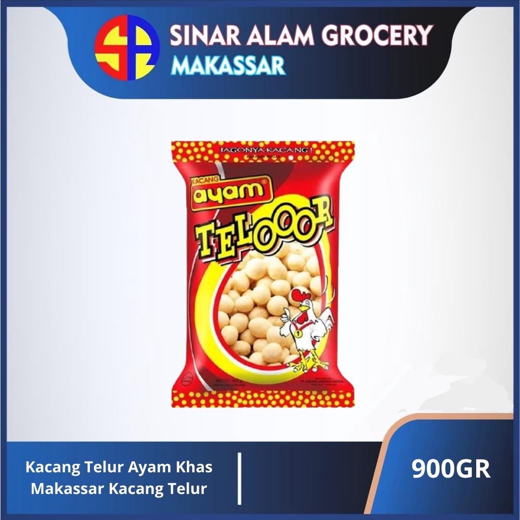 

Kacang Telur Ayam 900 gr khas Makassar kacang teloor