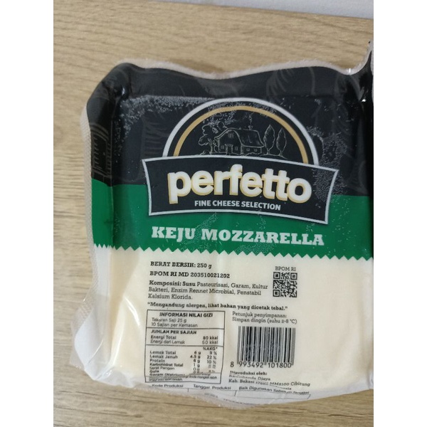 

Perfetto Keju Mozzarella 250g