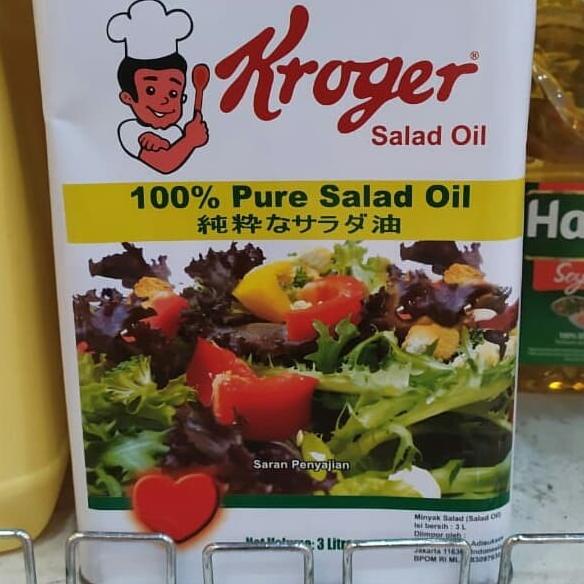 

BAYAR COD kroger pure salad oil 3L MURAH