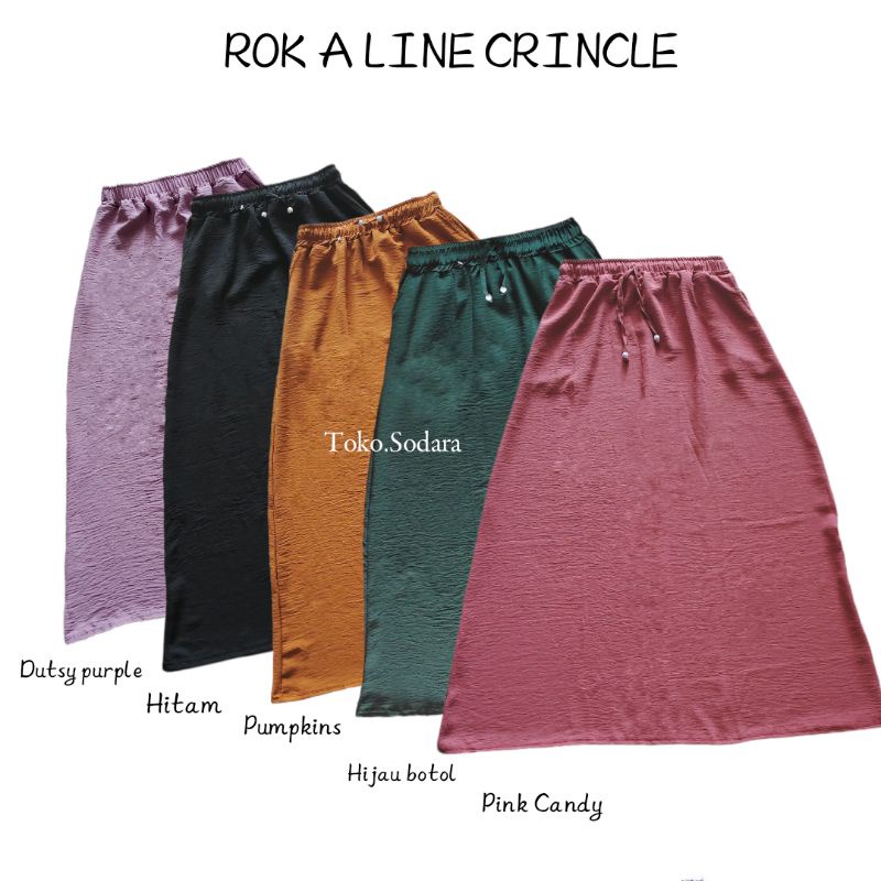 Rok Kerja A Line Scuba // Rok Scuba // Rok Murah // Rok Kuliah