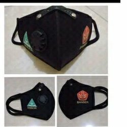 masker ansor banser dengan ventilator 3ply