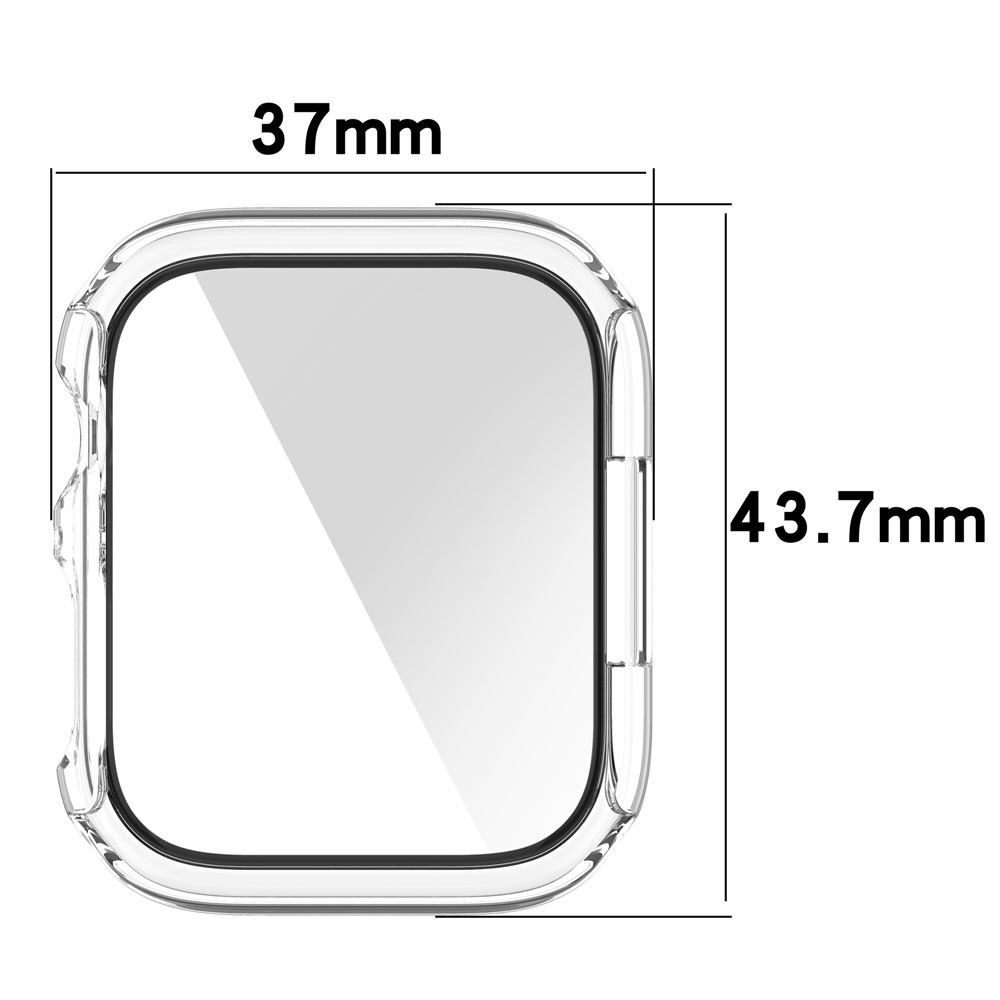 Pelindung Layar Bahan PC Ukuran 45MM Untuk Apple Watch 7 / 8 41MM