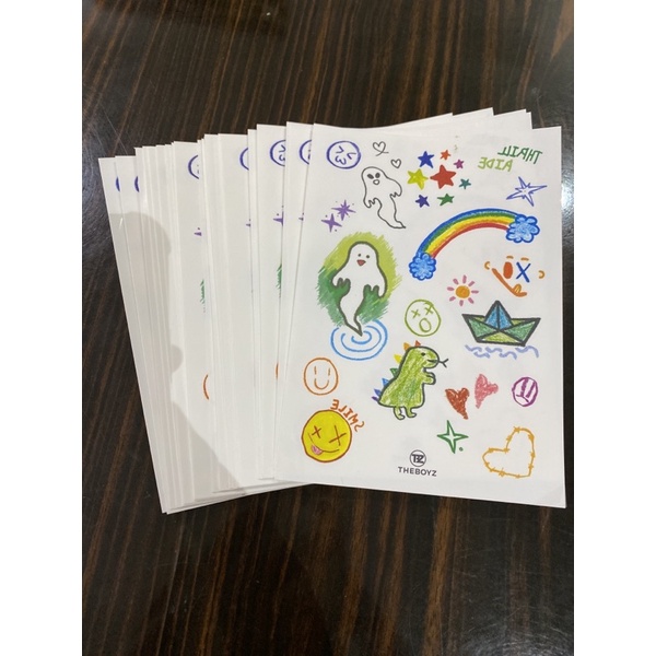 The Boyz Thrill-ing Thrill Ride Album Sticker Tattoo