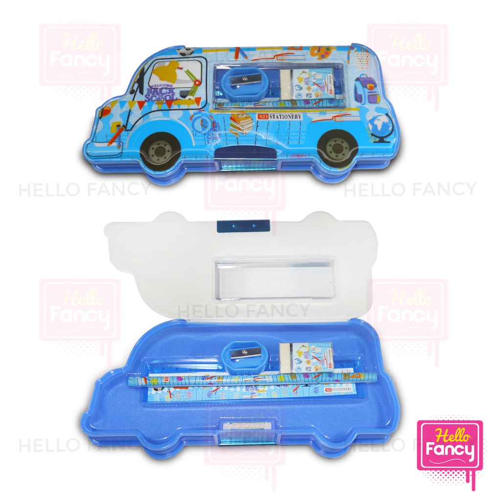 

TEMPAT PENSIL ANAK SET BUS / PENCIL CASE MAGNET KOTAK PENSIL XD9565B