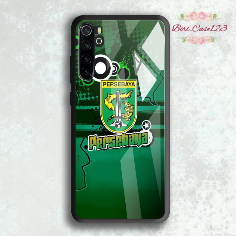 back case glass PERSEBAYA Oppo A3s A1k A5 A9 2020 A7 F9 A5s A31 A52 A53 A92 A37 A57 A59 A71 BC5029