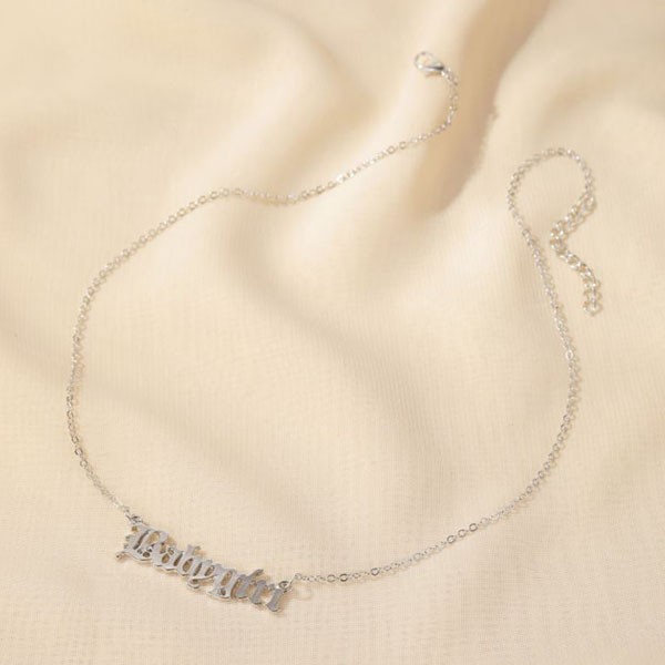 kalung fashion baby girl letter necklace (1h2) jka195