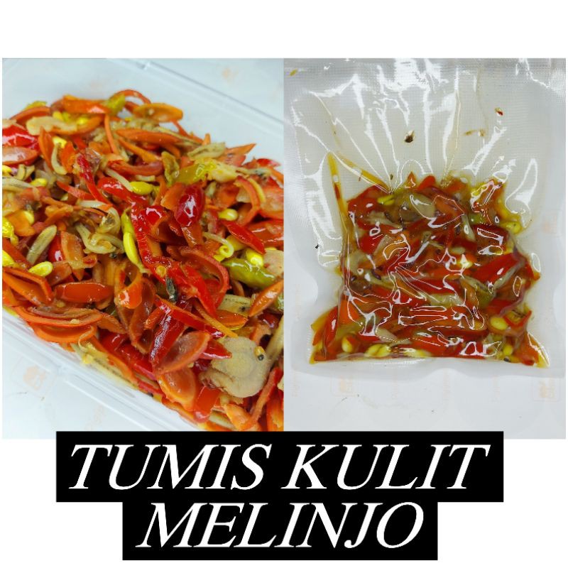 

lauk pauk tumis kulit melinjo frozen