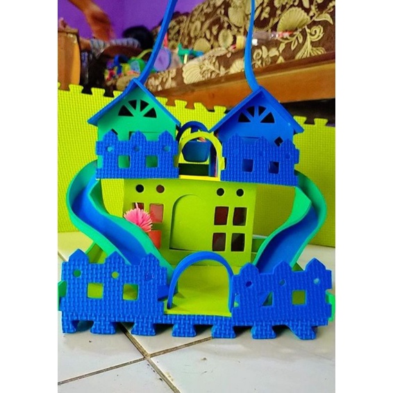 rumah keong / kelomang / pongpong tingkat kembar