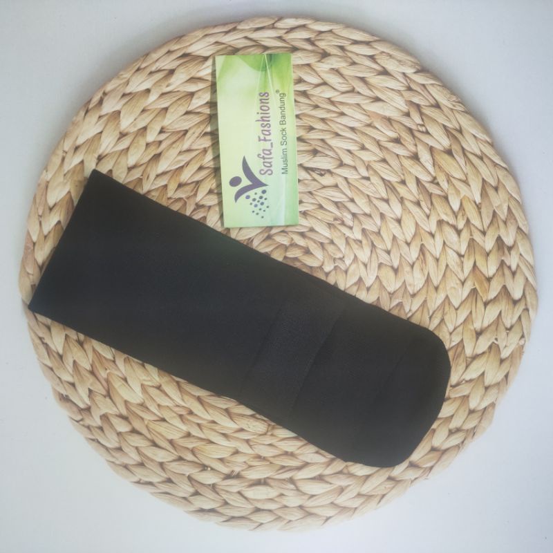 Kaos Kaki Muslim / Kaos Kaki Wudhu / Koskaki Wudhu Soka / Kaos Kaki Wudhu / Kaos Kaki Wudhu Soka-Hitam