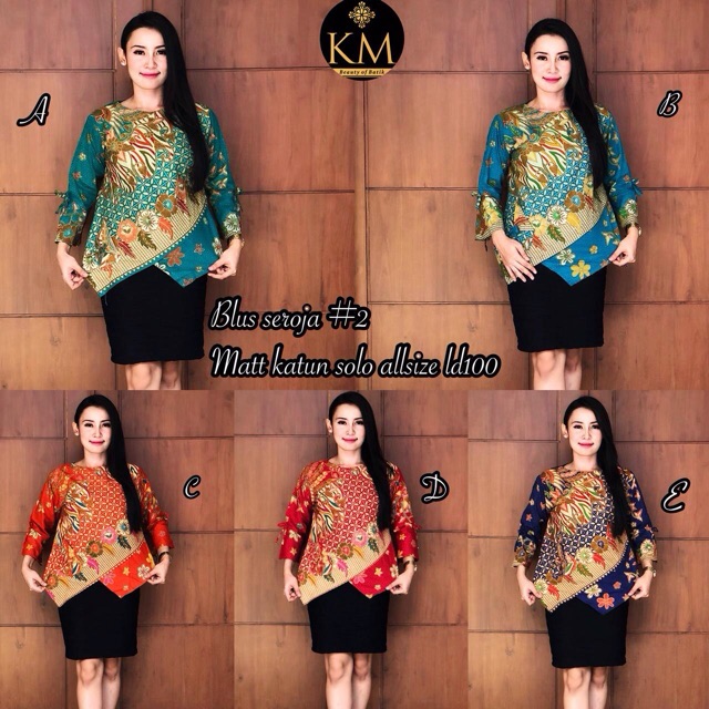 BLOUSE batik seroja 2