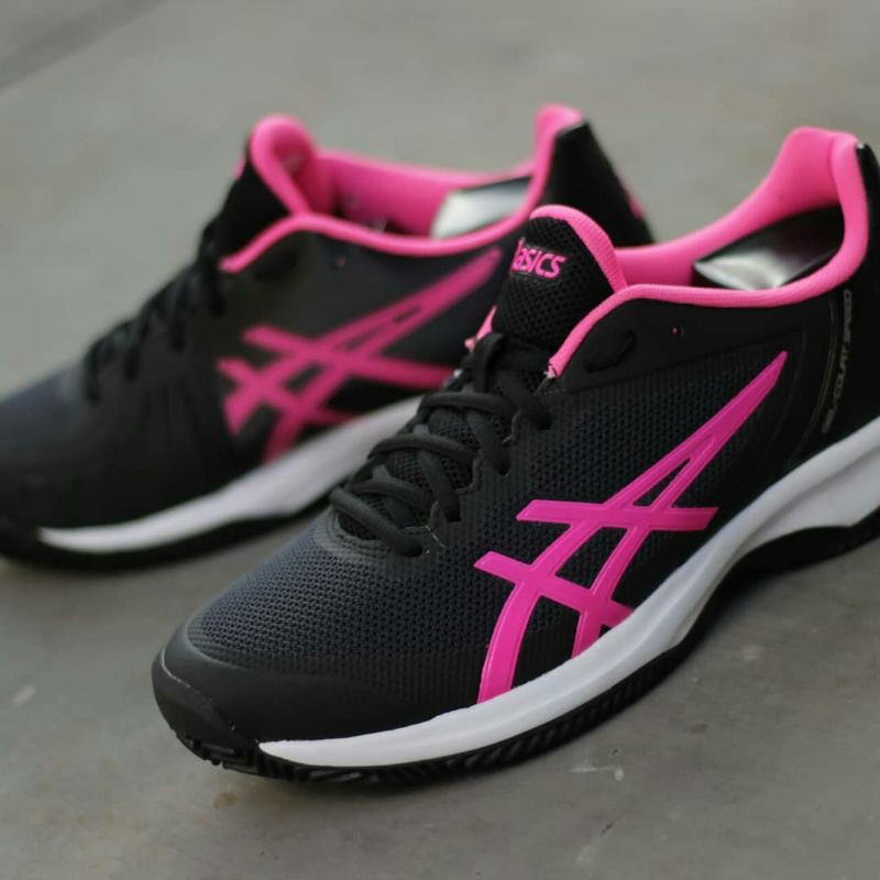 Sepatu Tenis Tennis Asics Gel Court Speed Black Pink Original