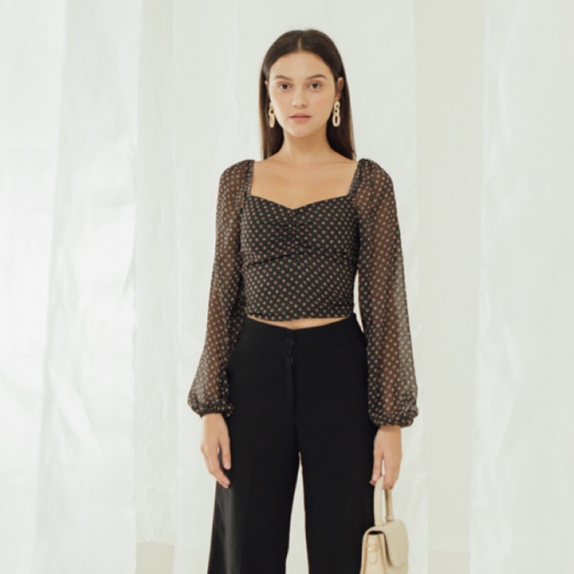 Leona Top black by Oudre sz S/M