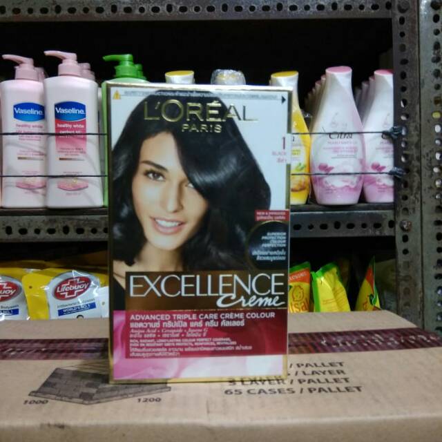 Loreal semir rambut no 1 black