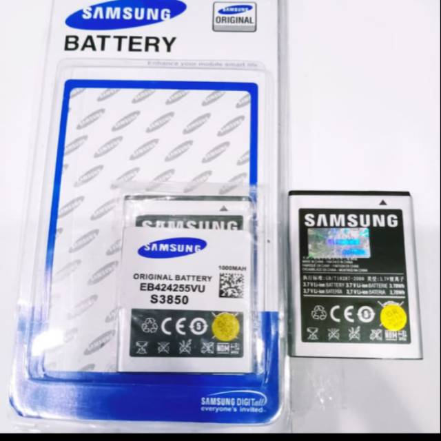 Baterai Batere Battety original samsung Corby 2/S3850