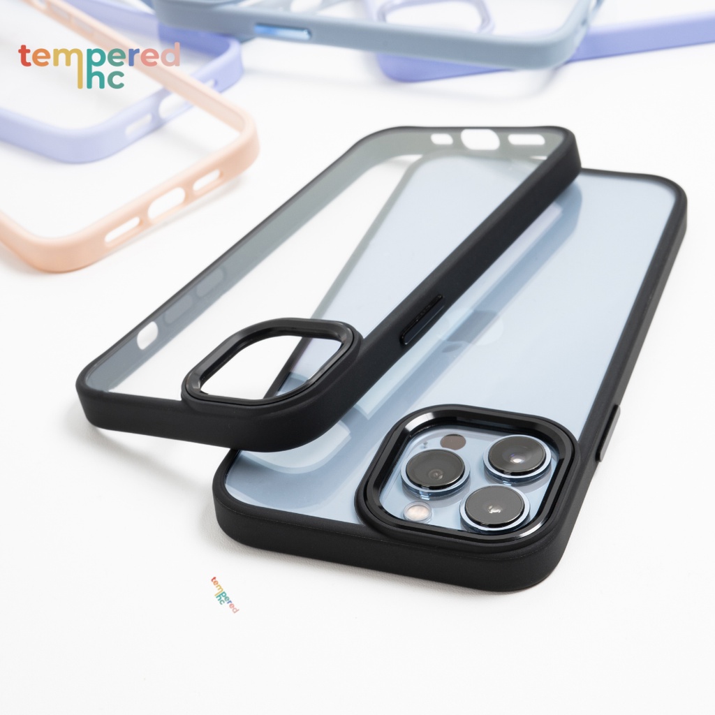 ALL NEW ! SteelHybrid Case Iphone ( Iphone x - 13 pro max Ready !! )